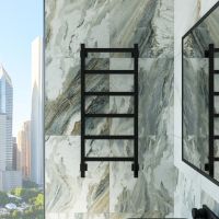 Полотенцесушитель электрический Grota Soffi K 430х1000 черный Soffi K 430х1000 RAL9005 EL — фото 3, Электрические полотенцесушители