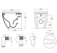 Унитаз Artceram File 2.0 приставной цвет черный матовый арт-FLV005 17 30 — фото 2, Приставные унитазы
