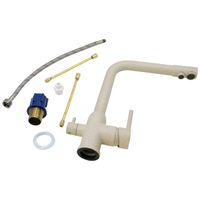 MILANO Смеситель д/кухни совмещенный с краном для питьевой воды, бежевый камень 32661 — фото 8, Смесители для кухни