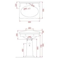 Пьедестал Artceram Hermitage для раковины цвет белый арт-HEC002 01 00 — фото 3, Пьедесталы для раковины
