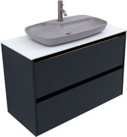 Тумба под раковину Allen Brau Activity 100 антрацит матовый/черный браш арт-1.34006.AM — фото 4, Тумбы под раковину