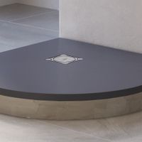 Товар: Душевой поддон полукруглый RGW ST/R-G 900x900, графит, каменный, арт-16153099-02 - фото 5 Душевой поддон полукруглый RGW ST/R-G 900x900, графит, каменный, арт-16153099-02 — фото 5, Душевые поддоны из искусственного камня