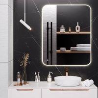 Зеркало с LED-подсветкой MILAN (80*100) /AQUA DE MARCO MIL80/100 — фото 1, Зеркала в ванную комнату