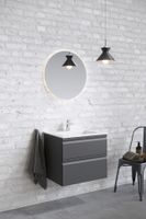 Товар: AQ77060-MG Комплект мебели: Тумба 60см ВЕГА с раковиной AQ0460-00, 2 ящика, цвет серый мат - фото 4 AQ77060-MG Комплект мебели: Тумба 60см ВЕГА с раковиной AQ0460-00, 2 ящика, цвет серый мат — фото 4, Комплекты мебели для ванной