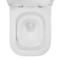 Унитаз подвесной Azario ESCONDA 345х490х350 безободковый, смыв "Скрытое Торнадо", с быстросъемным сиденьем микролифт арт-AZ-2805E — фото 6, Подвесные унитазы