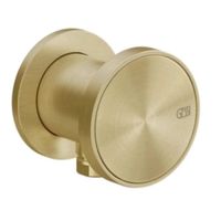 Шланговое подсоединение, Gessi, Origini, стандарт подвода воды-1/2", цвет-Brushed Brass PVD арт-66169.727 — фото 2, Шланговые подключения