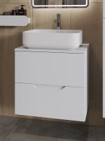 Orange Line Li-60TuwMDF+B05-500W тумба с раковиной подвесная 60 см, белый Li-60TuwMDF+B05-500W — фото 5, Тумбы с раковиной