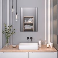 Зеркало с LED-подсветкой SIRIUS (50*70) /AQUA DE MARCO SIR50/70 — фото 3, Зеркала в ванную комнату