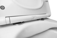 Товар: Унитаз подвесной Azario Hugo 350х480х363, безободковый, с быстросъемным сиденьем микролифт арт-AZ-3103 - фото 7 Унитаз подвесной Azario Hugo 350х480х363, безободковый, с быстросъемным сиденьем микролифт арт-AZ-3103 — фото 7, Подвесные унитазы