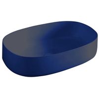 Раковина Artceram Cognac Quadro накладная без отверстий цвет черный арт-COL003 03 00 — фото 1, Раковины накладные