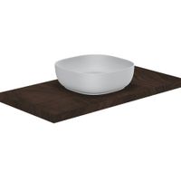 Раковина Scarabeo GLAM накладная без перелива без отверстий цвет белый арт-1806 — фото 1, Раковины накладные