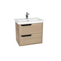 Тумба под раковину VIANT КЕЛЬН 60 подвесная светлое дерево арт-VKEL60FOSD-T2YP — фото 9, Тумбы под раковину