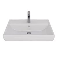 Раковина керамическая "Q70" 191645 — фото 1, Раковины встраиваемые сверху