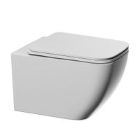 Унитаз ABBER Ultra AC1303 подвесной белый с ультратонким ободком — фото 1, Подвесные унитазы