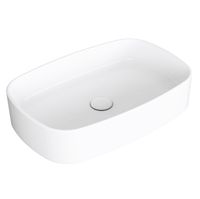 Раковина SIMAS FOLIO накладная без отверстий цвет белый FO04 — фото 1, Раковины накладные