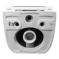 Унитаз подвесной AZARIO FLAVIA 515х360х360 слив "Торнадо", быстросъемное сиденье микролифт арт-AZ-0076-UQ1 — фото 9, Подвесные унитазы