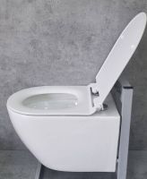 Унитаз подвесной CeramaLux 2196 -2 арт-2196-2 — фото 5, Подвесные унитазы