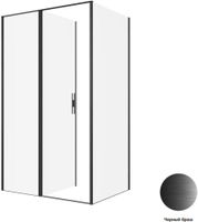 Душевой уголок Allen Brau Priority 120x90 3.31033.BBA + 3.31045.BBA черный браш 3.31033.BBA + 3.31045.BBA — фото 4, Прямоугольные душевые уголки