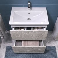 Тумба под раковину VIGO Geometry 70 напольная бетон (016 бетон) — фото 4, Тумбы под раковину