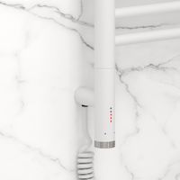 Полотенцесушитель электрический Сунержа Богема 3.1 с полкой 800х500 МЭМ левый Матовый белый арт-30-6006-8050 — фото 2, Электрические полотенцесушители