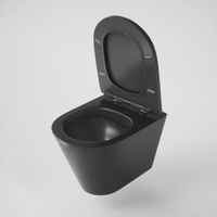 Товар: Унитаз подвесной Grossman (480х360х360) безободковый,черный матовый с тонкой крышкой,микролифт,1 место арт-GR-4477BMS - фото 2 Унитаз подвесной Grossman (480х360х360) безободковый,черный матовый с тонкой крышкой,микролифт,1 место арт-GR-4477BMS — фото 2, Подвесные унитазы