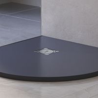 Товар: Душевой поддон полукруглый RGW ST/R-G 900x900, графит, каменный, арт-16153099-02 - фото 6 Душевой поддон полукруглый RGW ST/R-G 900x900, графит, каменный, арт-16153099-02 — фото 6, Душевые поддоны из искусственного камня