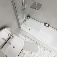 Ограждение VIVA90B N душевое Ceruttispa без поддона (90x90x195) — фото 17, Прямоугольные душевые уголки