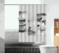 шторка д/в тканевая 180х180см "Сила духа" MZ-94 — фото 1, Шторки на ванну