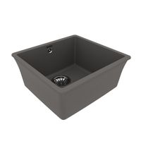 Кухонная мойка Lemark SINARA 440-U подстольного монтажа из кварцгранита, Серый шёлк арт-9910071 — фото 1, Кухонные мойки