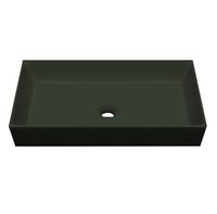 Раковина Scarabeo TEOREMA 2.0 накладная без перелива без отверстий цвет черный матовый с антибактериальным и грязеотталкивающим покрытием BIOKER арт-5102 49 BK — фото 1, Раковины накладные