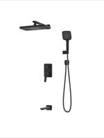 Товар: Встраиваемая система с тропическим, ручным душем и изливом, матовый черный, Parker, IDDIS, PARBL03i68 - фото 1 Встраиваемая система с тропическим, ручным душем и изливом, матовый черный, Parker, IDDIS, PARBL03i68 — фото 1, Встраиваемые душевые комплекты