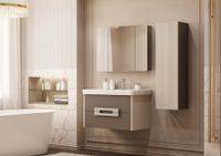 Товар: Зеркальный шкаф АР-ДЕКО 85, кашемир 1A280602DD6E0 - фото 5 Зеркальный шкаф АР-ДЕКО 85, кашемир 1A280602DD6E0 — фото 5, Зеркальные шкафы в ванную