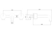 Смеситель ABBER Wasser Kreis для раковины скрытого монтажа, никель арт-AF81122NG — фото 3, Смесители для раковины