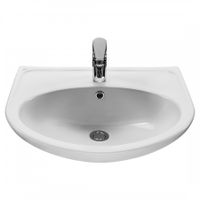 БОРЕАЛЬ Умывальник 60 см., хр.кольцо, крепление, САНТЕК 1WH110484 — фото 1, Раковины подвесные