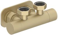 Вентиль Вентиль Сунержа 2х3/4" угловой скрытый-скрытый EU50 Матовая шампань арт-022-1418-3434 — фото 3, Комплектующие для полотенцесушителей