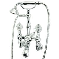 CRISTALIA См-ль д/ванны внешний, ручки CRYSTAL, хром арт-18585 — фото 2, Смеситель для ванны