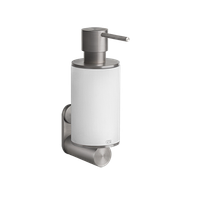 Товар: Дозатор для жидкого мыла, Gessi, 316, с держателем, механический (нажимной), ширина, мм-75, глубина, мм-149, высота, мм-209, тип установки-настенный, материал колбы-композит неолит, цвет колбы-белый, цвет дозатора-Black XL арт-54713.299 - фото 2 Дозатор для жидкого мыла, Gessi, 316, с держателем, механический (нажимной), ширина, мм-75, глубина, мм-149, высота, мм-209, тип установки-настенный, материал колбы-композит неолит, цвет колбы-белый, цвет дозатора-Black XL арт-54713.299 — фото 2, Дозаторы