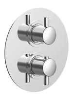 Смеситель для душа, Cisal, Less New, тип регулирования воды-термостатический картридж, тип установки-встраиваемый, внутренняя часть-необходимо заказать, цвет-Matt Black арт-LN01810040 — фото 1, Смеситель для душа