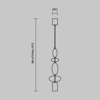 Подвесной светильник Maytoni арт-MOD071PL-L8B3K2 — фото 11, Подвесные светильники