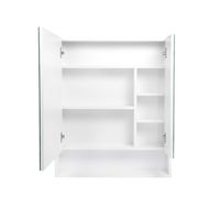 Зеркальный шкаф VIANT МАЛЬТА 60 подвесной белый арт-VMAL60BEL-ZSH — фото 1, Зеркальные шкафы в ванную