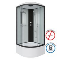 Товар: Душевая кабина Niagara Classic NG-6709-14 (100х100х215) высокий поддон(40см),черный,стекло прозрачное,4 места 67091414 - фото 2 Душевая кабина Niagara Classic NG-6709-14 (100х100х215) высокий поддон(40см),черный,стекло прозрачное,4 места 67091414 — фото 2, Душевые кабины