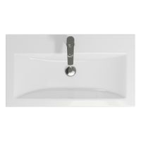 Раковина Cersanit Como , 80 см арт-UM-COM80/1 — фото 3, Раковины встраиваемые сверху