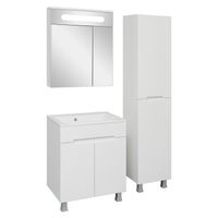 Тумба напольная OLIVIA 65 /2дв/ AQUA DE MARCO 2065COLI/F — фото 5, Тумбы под раковину