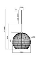 Подвесной светильник Maytoni MOD204PL-01B — фото 2, Подвесные светильники