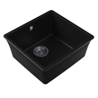 Мойка "Вега" 400, нуар 22.315.C0400.208 — фото 1, Кухонные мойки