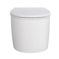 Унитаз ABBER Bequem подвесной белый, безободковый, смыв торнадо и струйный смыв арт-AC1127 — фото 7, Подвесные унитазы