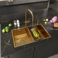 Смеситель Reflexion Lago RX9902GD для кухни с гибким изливом и подключением к фильтру, брашированное золото — фото 65, Смесители для кухни