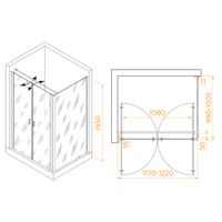 Душевой уголок RGW PA-144 (PA-104+Z-050-2+O-104) 1200x1000 060814420-011 — фото 1, Душевые уголки