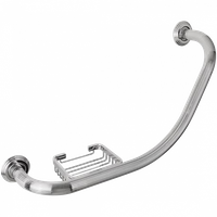 Поручень COLOMBO DESIGN HERMITAGE B3375 цвет хром — фото 4, Поручни для ванной