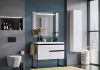 DOMI Тумба под раковину Gap Plus 100, 2 ящ., 1 дв., белый глянец, правая, ROCA арт-7857627806 — фото 11, Тумбы под раковину